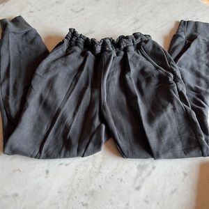 Black sweat pants